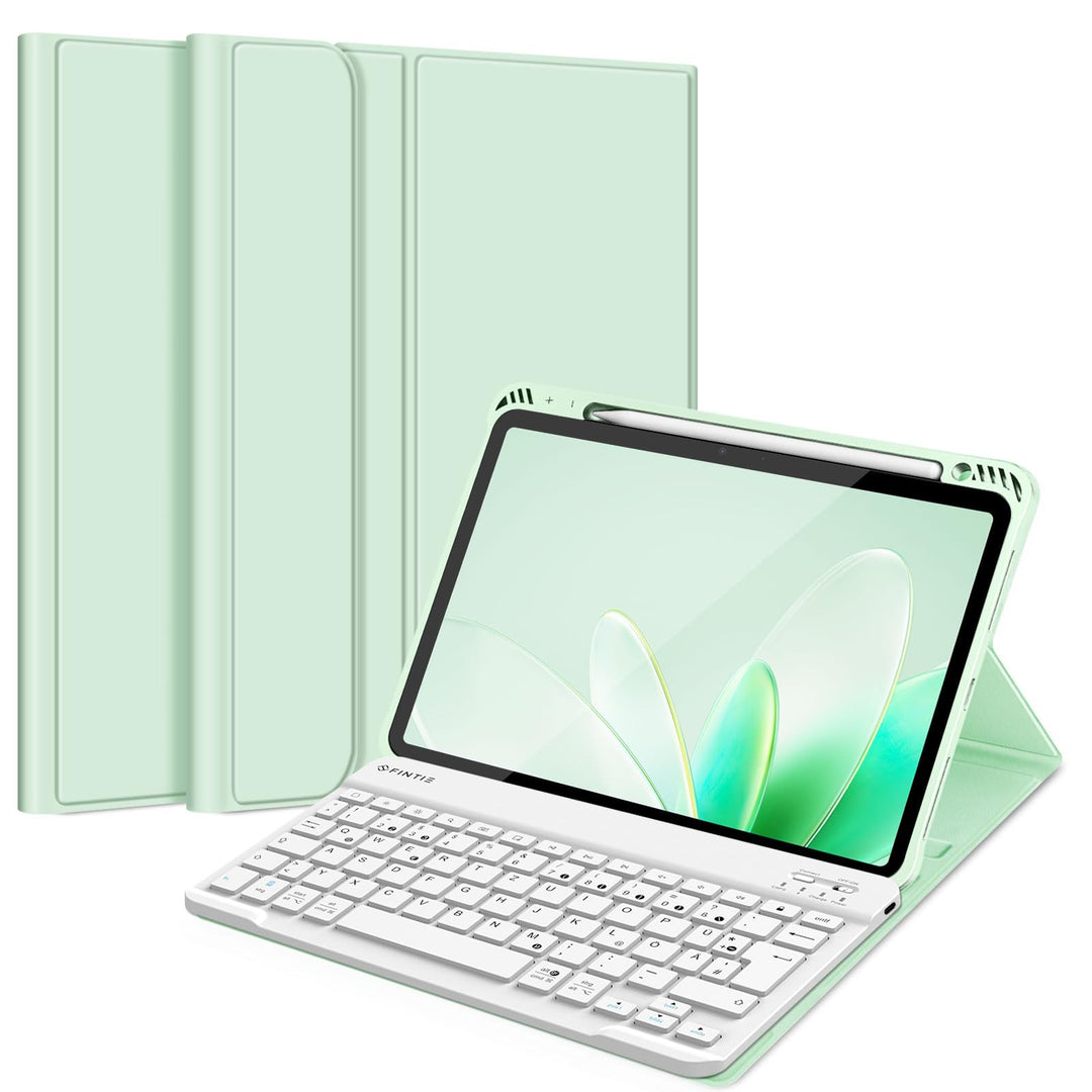 Fintie Tastatur Hülle für iPad Air 5 2022 / iPad Air 4 2020 10.9 Zoll, Schutzhülle mit TPU Rückschal