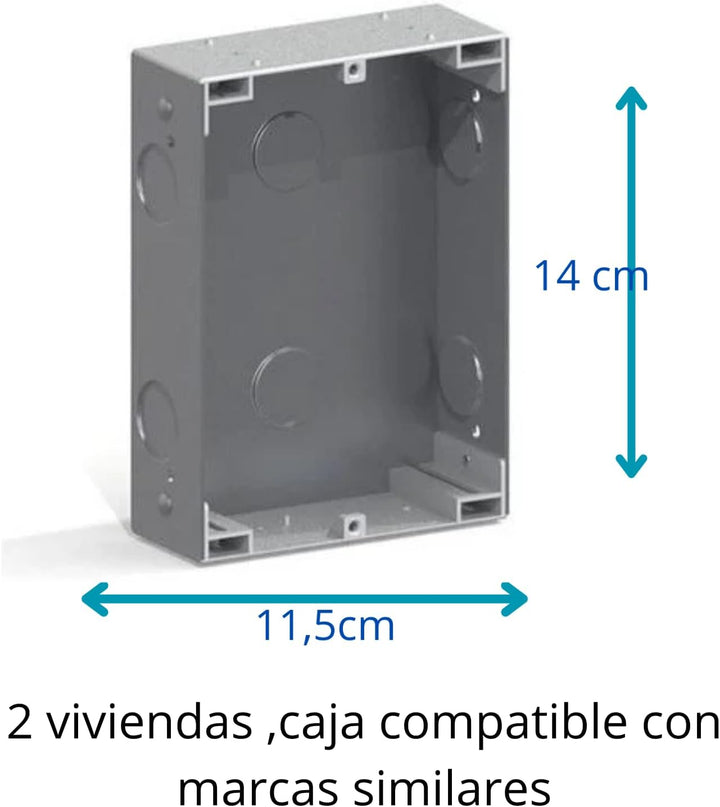Automatische Türsprechanlage mit Analogsystem 4+n, für Gemeinschaften, komplett: Strassenschild, Tel