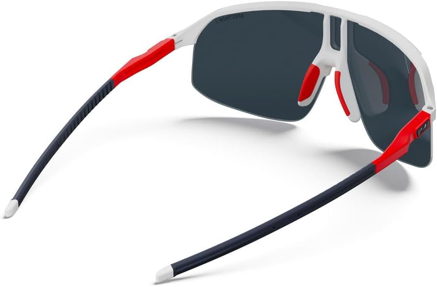 Julbo Unisex Density Sunglasses Einheitsgrösse Weiss / Fluo Orange / Blau, Einheitsgrösse Weiss / Fl