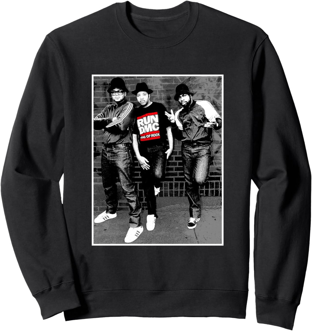 RUN DMC Black and White Brick Sweatshirt