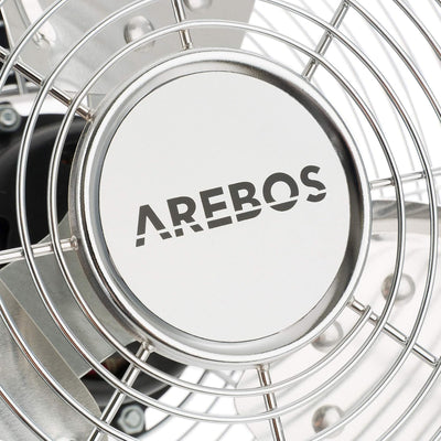 Arebos Bodenventilator Ø45 cm | Windmaschine Retro Stil | Ventilator | 3 Geschwindigkeitsstufen | ho