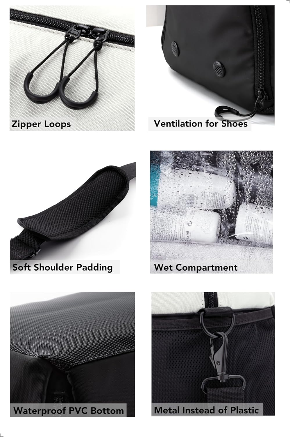 Fitgriff® Sporttasche & Reisetasche V2 für Damen und Herren - mit Schuhfach & Nassfach - Tasche für