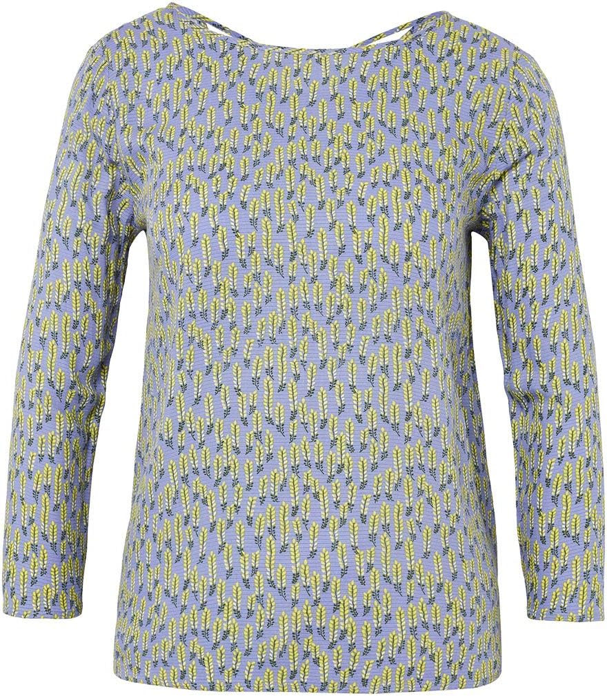 TOM TAILOR DENIM Blusen, Shirts & Hemden Tunikabluse mit Blumenmuster Lilac Flower Print, S