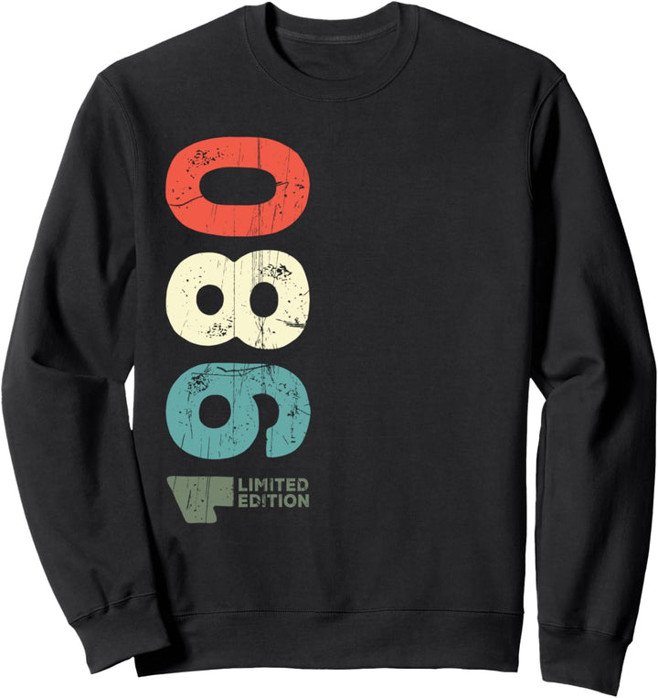Fantastisches Jahr 1980 Geburt Jahrgang seit 1980 Retro 1980 Sweatshirt