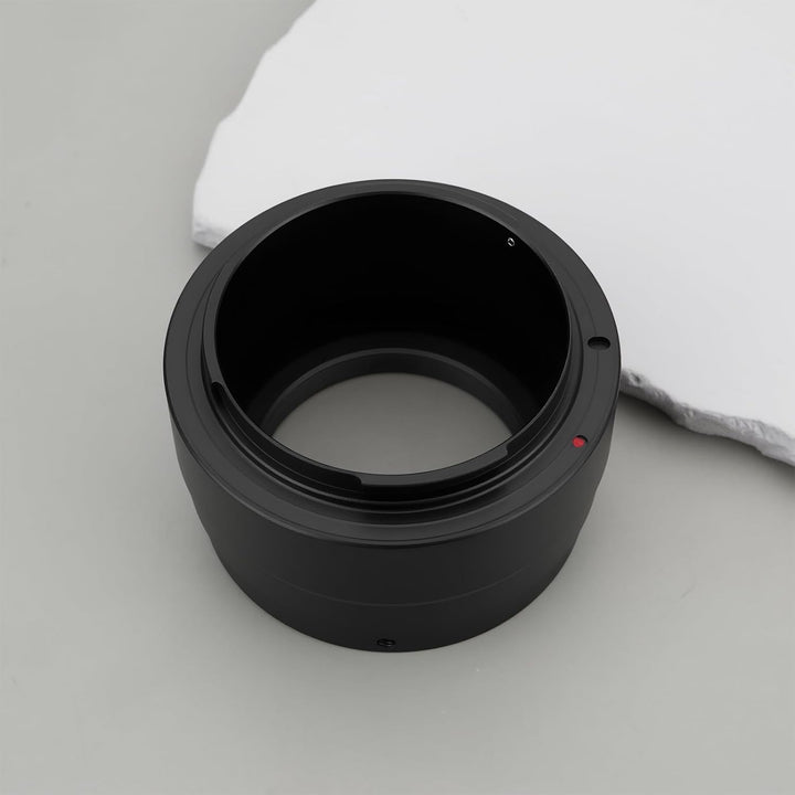 T2 auf EOS RF Mount Objektivadapter kompatibel mit Canon EOS R spiegellose Kamera Legierung Schraubm
