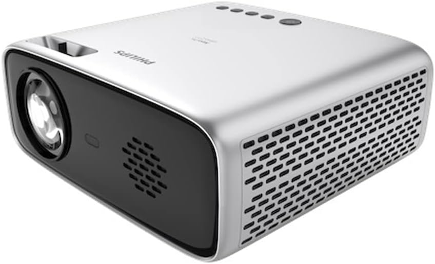 Philips NeoPix Ultra 2TV+, True Full HD 1080p Projector with Android TV, Chromecast Built-in, HDMI &