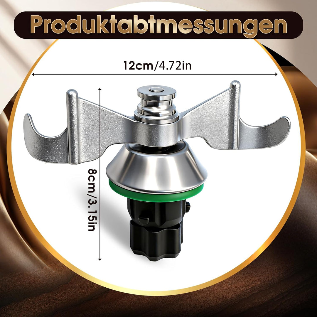 Teigmesser für Thermomix TM7 TM6 TM5,Edelstahl Teigmischmesser,Kompatibel mit Vorwerk Thermomix Küch
