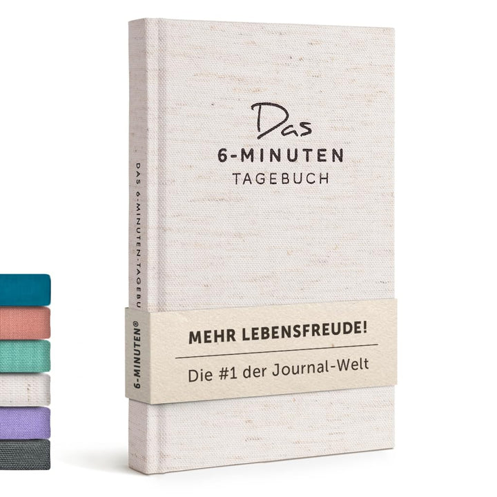 6-Minuten Tagebuch für Erwachsene (Das Original) - Dankbarkeitstagebuch, Wissenschaftlich Fundiertes