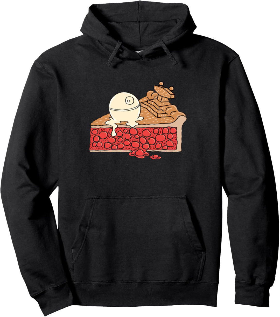 Star Wars Imperial Star Destroyer Pie and Death Star Pullover Hoodie