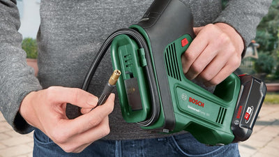 Bosch elektrische Luftpumpe Luftkompressor UniversalPump 18V (ohne Akku, 18 Volt System, für Auto-,