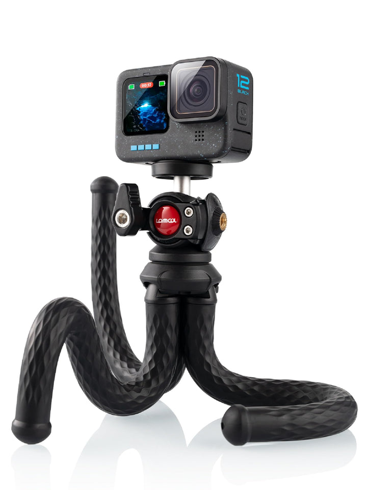 Lammcou Go Pro Stativ, Action Kamera Flexibel Octopus Gorrila Pod & Stativhalterung, Multistativ Kom