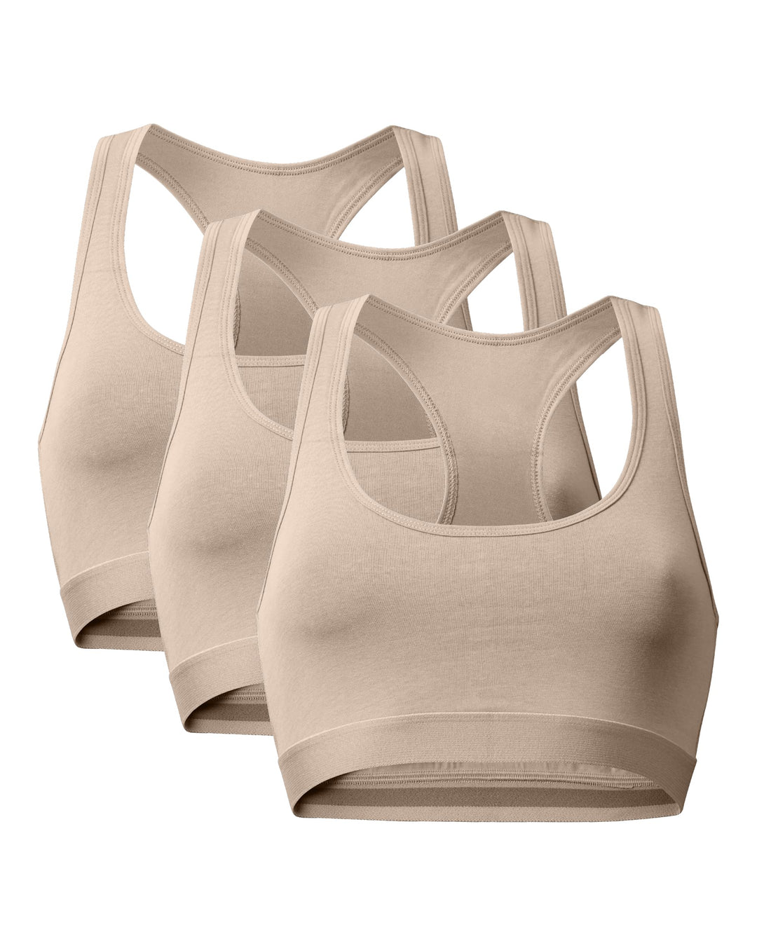 DANISH ENDURANCE Bralette-BH aus Bio-Baumwolle (1er | 3er Pack), Bequem, Weich, Ohne Bügel, für Dame