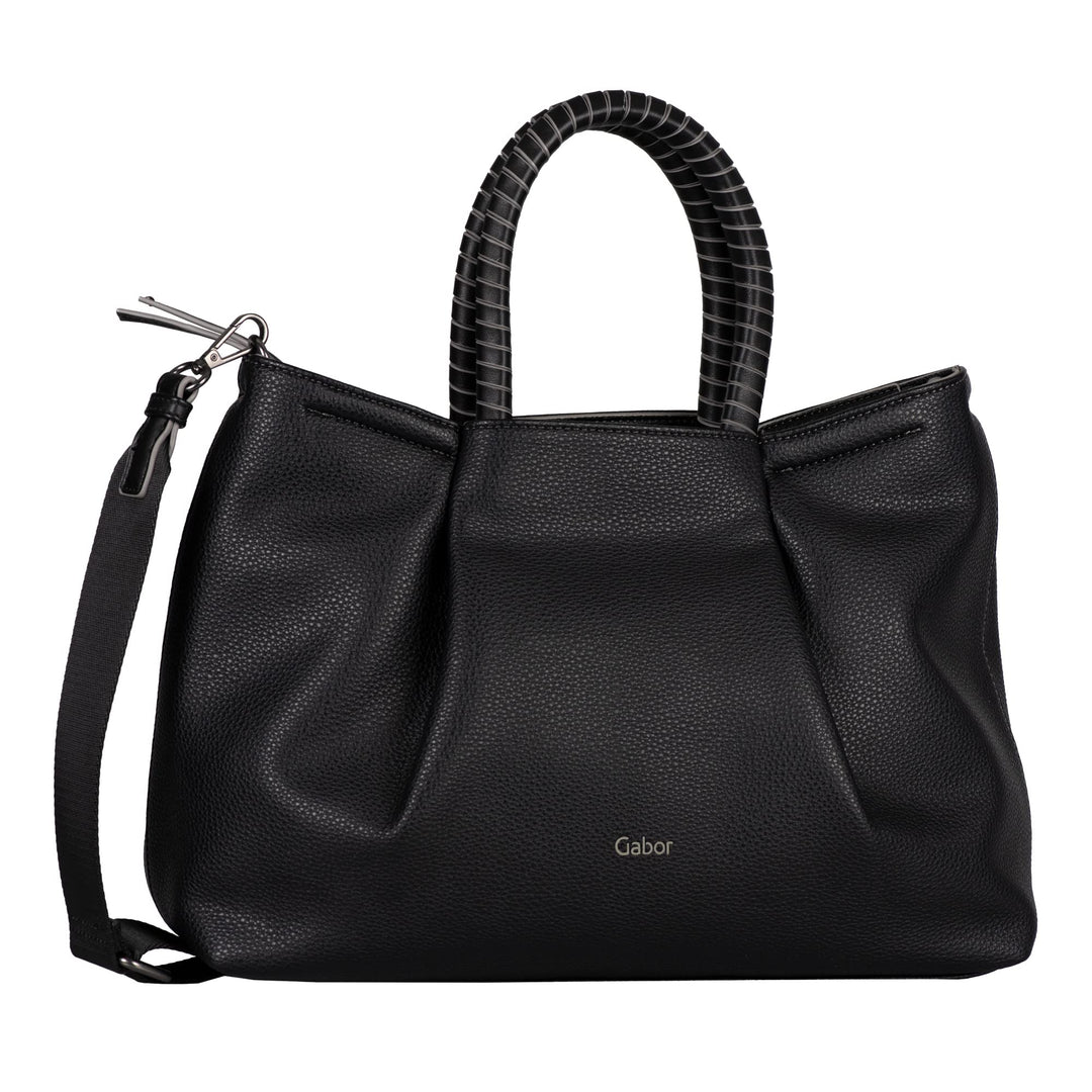 Gabor Damen Andie Shopper Schwarz, Schwarz