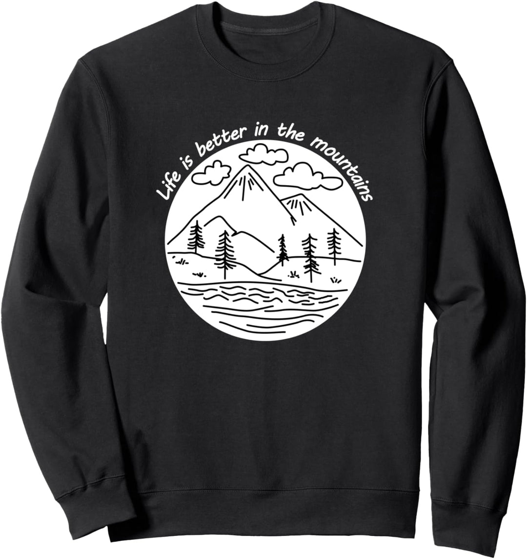 Wandern Natur Wildnis Camping Wanderer Sweatshirt