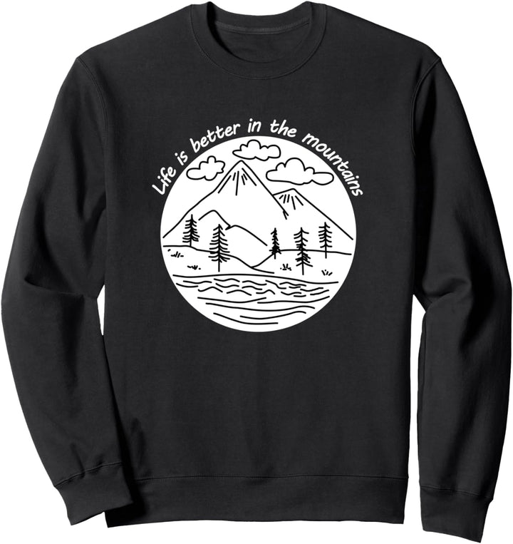 Wandern Natur Wildnis Camping Wanderer Sweatshirt