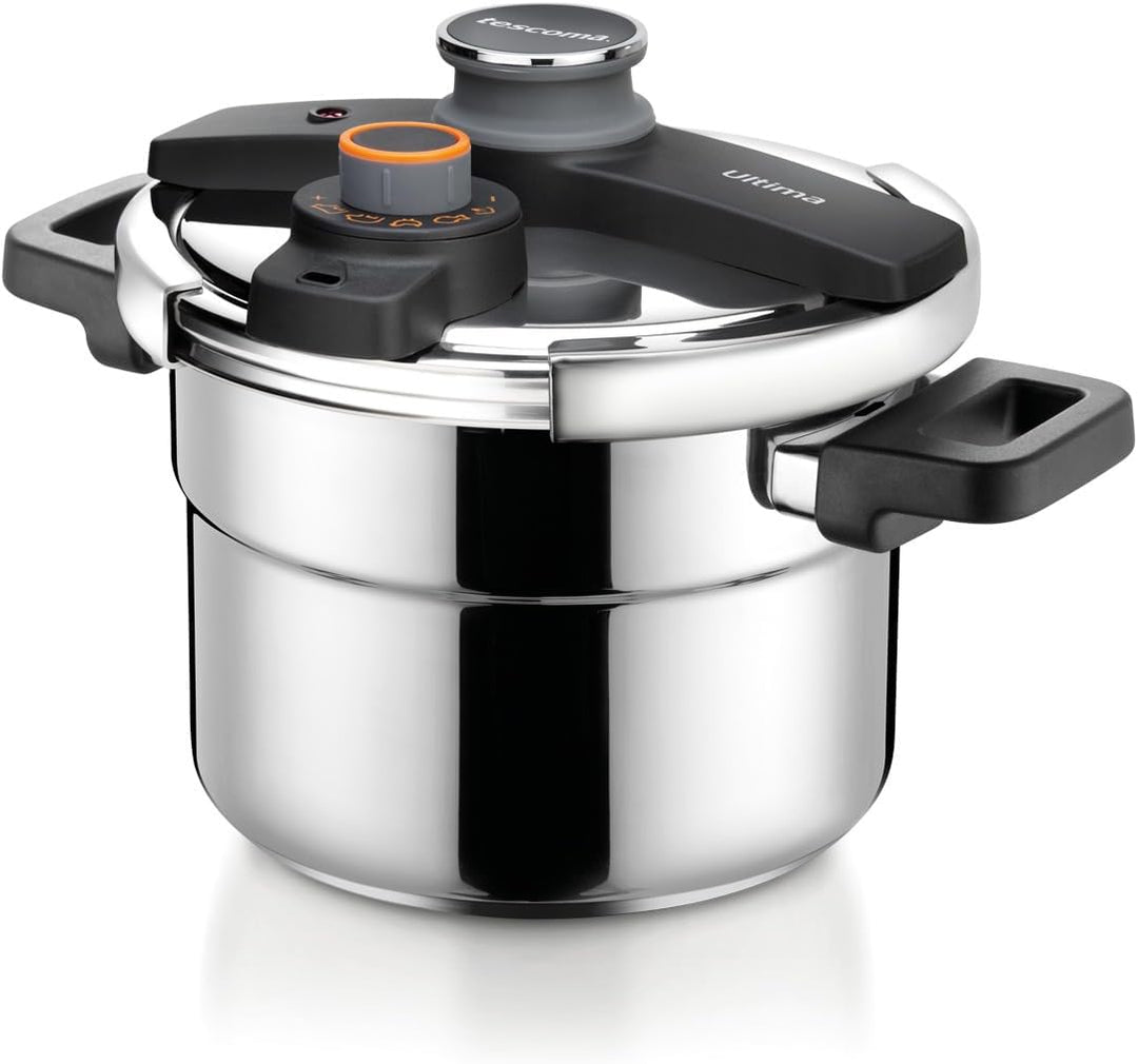 Tescoma ULTIMA DUO Schnellkochtopf 2 Stück | 4,0 & 6,0 l | Dual-Kochkapazität & Platzsparend | Einha