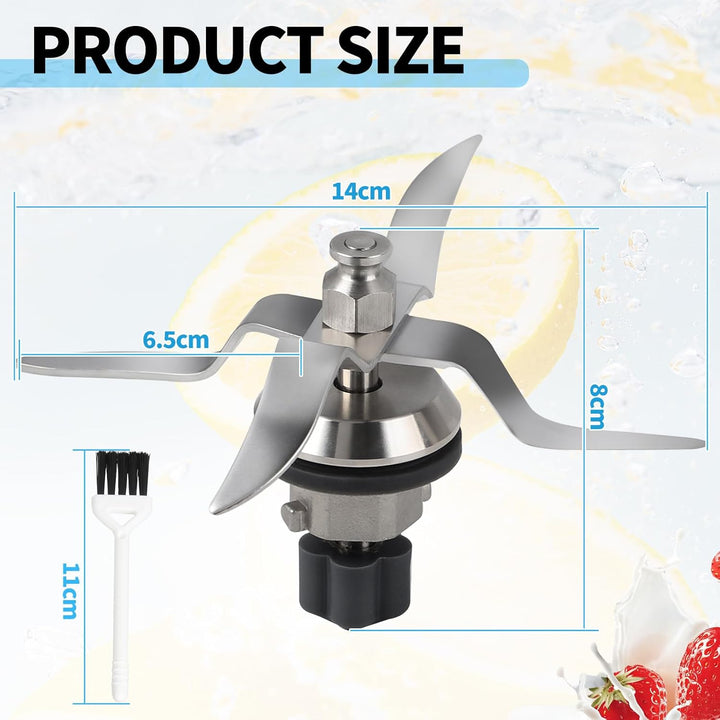 SWAWIS Ersatzmesser Mixmesser aus Edelstahl Kompatibel mit Silvercrest Monsieur Cuisine Connect und