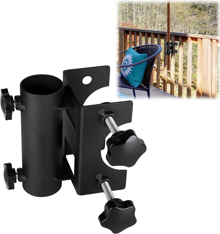 VANROUG Sonnenschirmhalter Terrasse Schirmständer Halterung Schirmständer Feste Clip Schirmklammer f