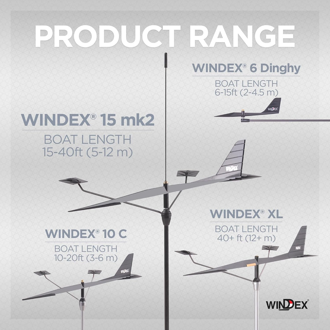 Windex 10 C - Windrichtungsanzeiger | 3,5-7,8 m grosse Boote