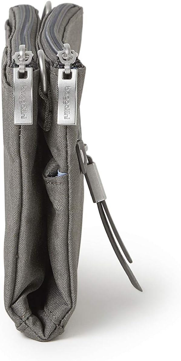 Baggallini Damen New Classic Small Crossbody Bag Subway Umhängetasche klein, Einheitsgrösse Grau, Gr