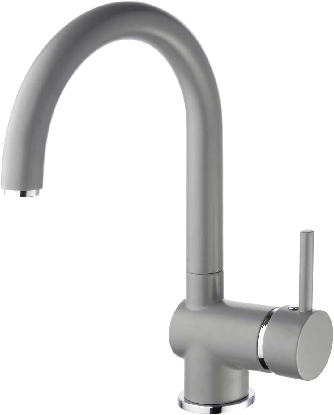 VEROSAN Küchenarmatur Niederdruck PRAG, matt light grey, rund, 21 x 5.5 x 31.5 cm 21 x 5.5 x 31.5 cm