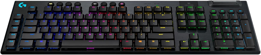 Logitech G915 LIGHTSPEED kabellose mechanische Gaming-Tastatur, Taktiler GL-Tasten-Switch mit flache