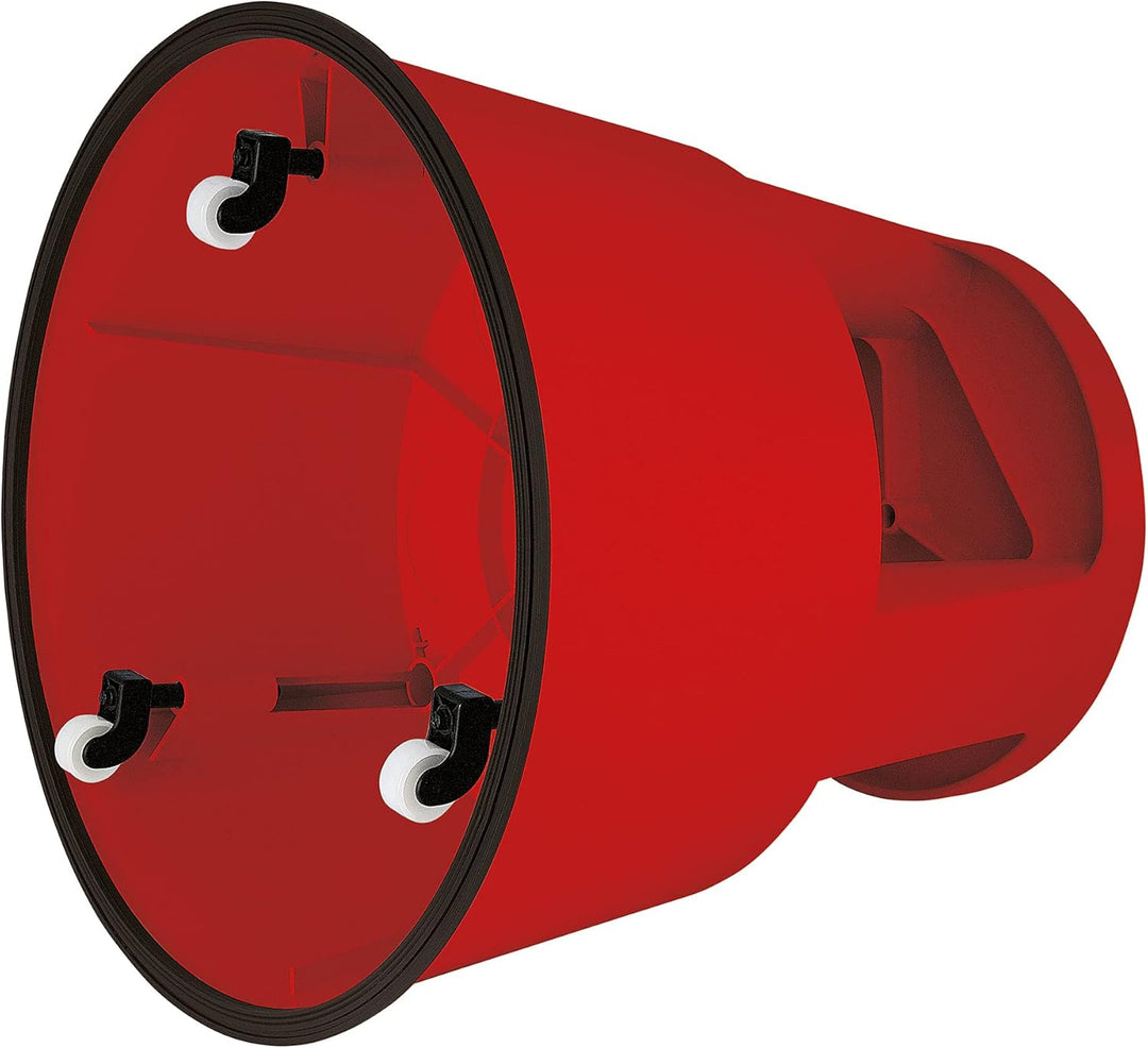 Wedo Rollhocker Step aus Kunststoff, bruchfest, rollbarer Tritthocker, TÜV-geprüft, Made in Germany,