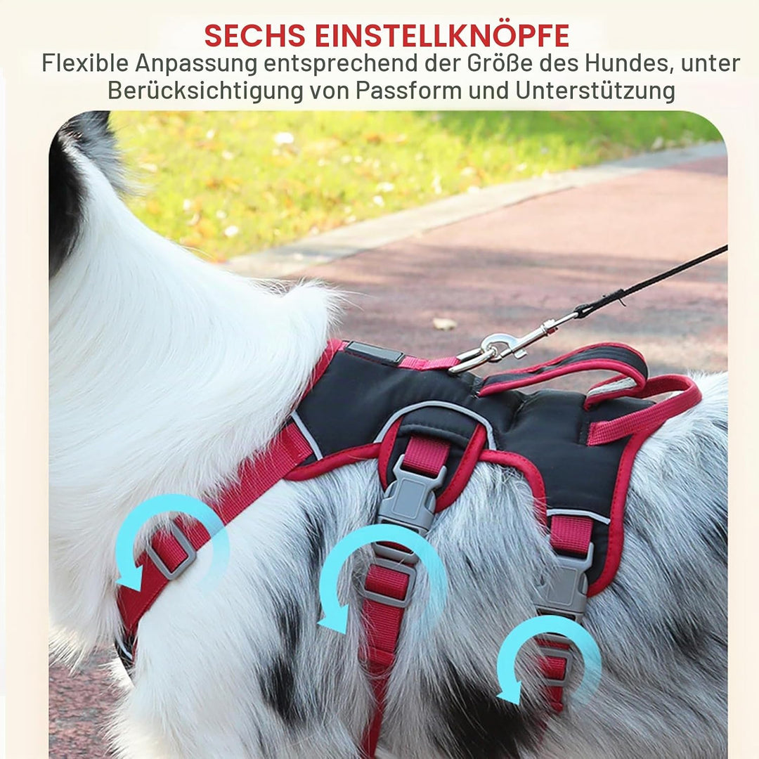 Mehrzweck-hundegeschirr, Ausbruchsicheres Anti Zug Hundegeschirr, Anti Zug Geschirr Hund Sicherheits
