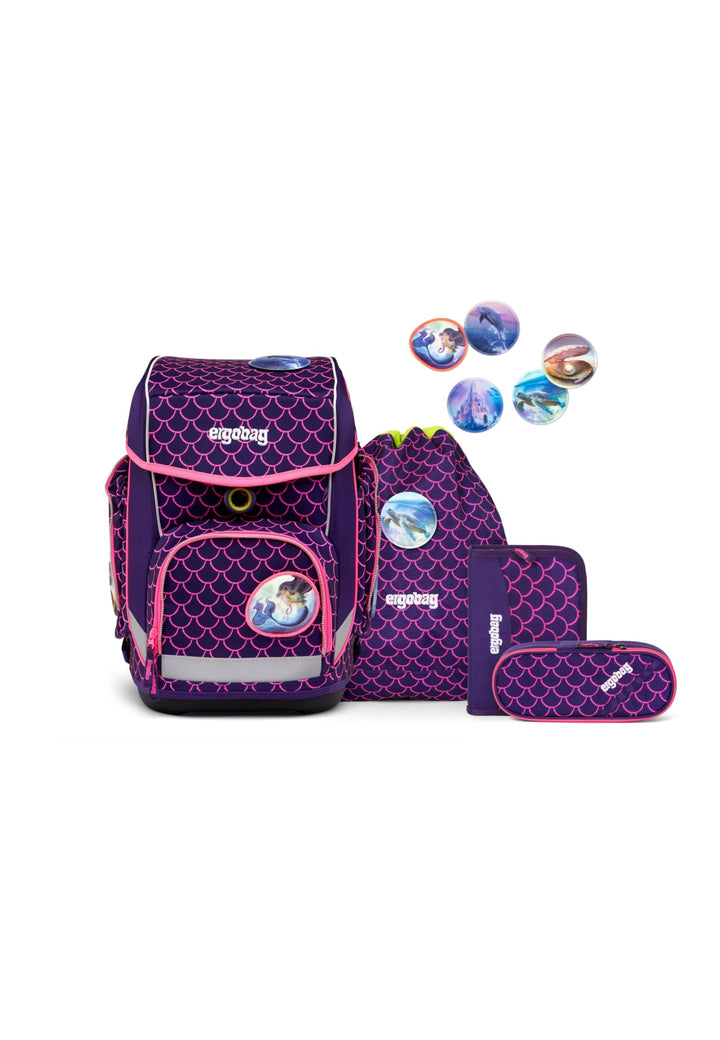 ergobag cubo Set ergonomischer Schulrucksack Klassisch 5-teilig 1. Klasse Grundschule Einheitsgrösse