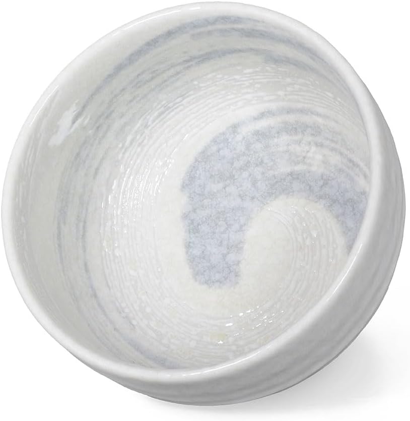 Zekaano Matcha Set - Original japanische Matcha Schale Chawan 450 ml mit Matchabesen Chasen und Bamb