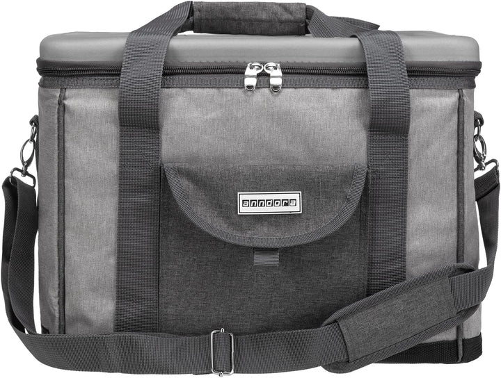 anndora Kühltasche XL 40 Liter XL hellgrau meliert