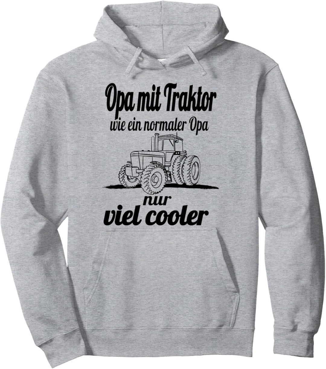 cooler Opa mit Traktor Landwirtschaft Enkel Geschenk Pullover Hoodie