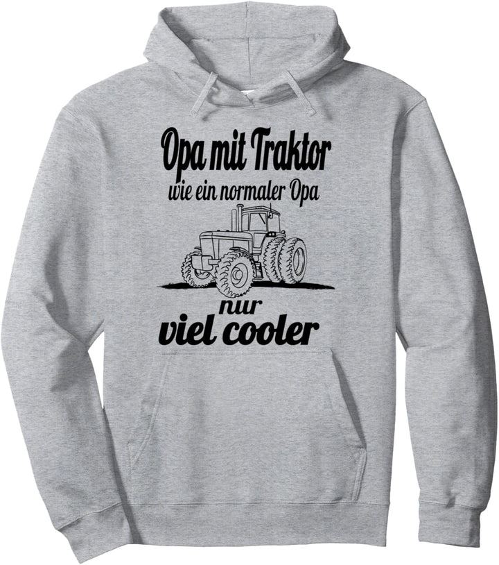 cooler Opa mit Traktor Landwirtschaft Enkel Geschenk Pullover Hoodie