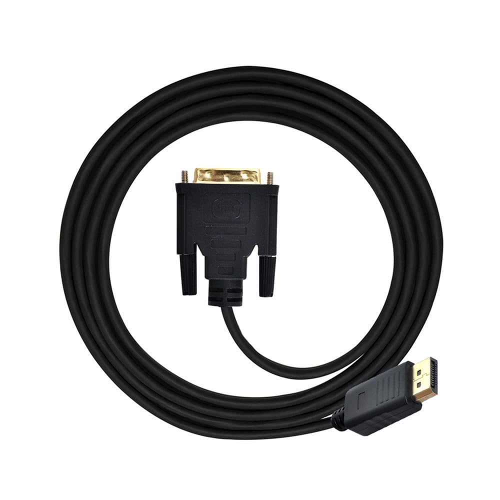 xiwai DP-Stecker-Quelle auf DVI-Stecker, DisplayPort Single-Link-Videokabel, für DVI-Monitor 1,8 m D