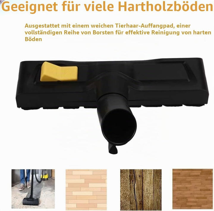 Bodendüse kompatibel mit Kärcher WD3 WD4 WD5 WD6 – 35mm Staubsauger Bodendüse Ersatz, Trockensaugdüs