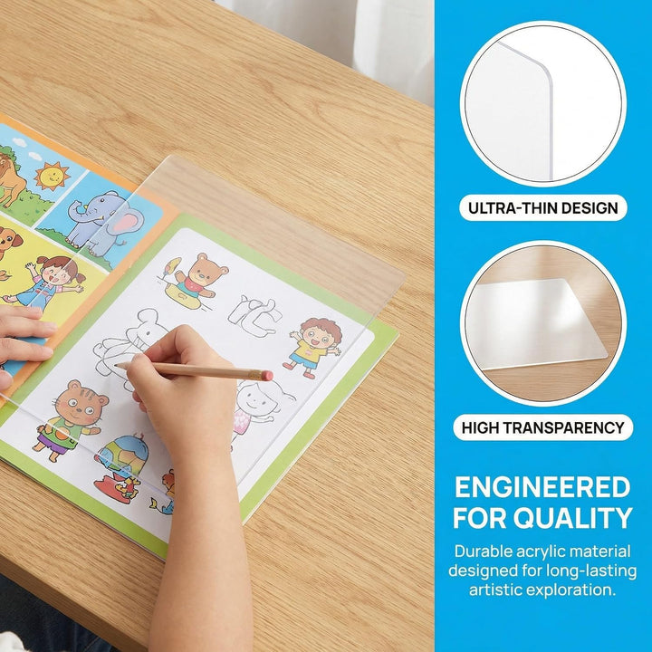BESPORTBLE 30 Stück 3D Stift Zeichenmatte aus Transparentem Hitzebeständigem PVC mit Präziser Nachze