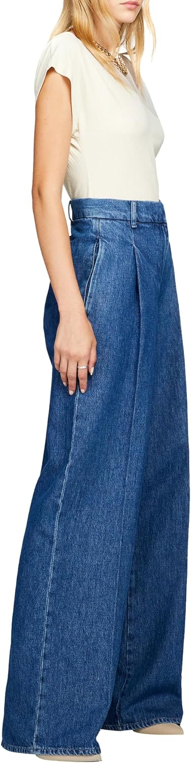 SISLEY Damen Pants 26 Blue Denim 902, 26 Blue Denim 902