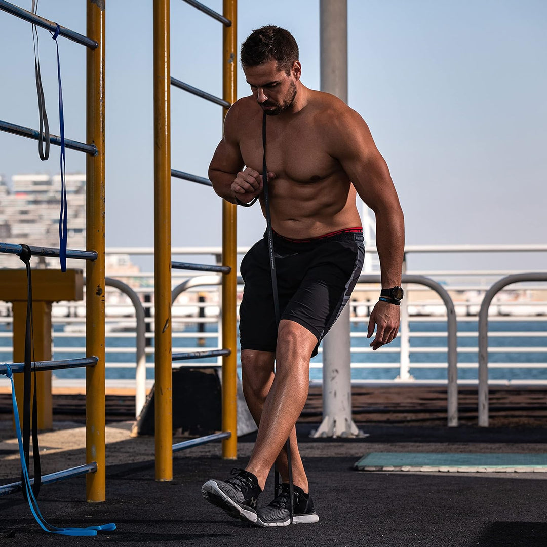 aerobis® alphaband Loop I Profi Fitnessband als 100 cm Ring I Loop Band für Sport &amp; Gymnastik I Wide