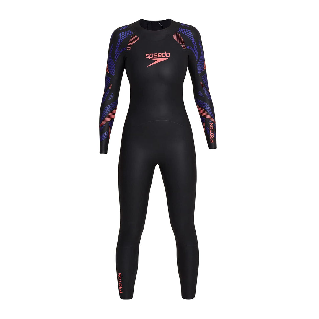 Speedo Damen Proton Female Fullsuit Neoprenanzug, S Schwarz / Violett