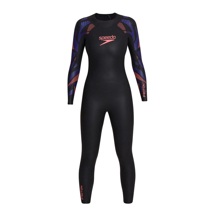 Speedo Damen Proton Female Fullsuit Neoprenanzug, S Schwarz / Violett