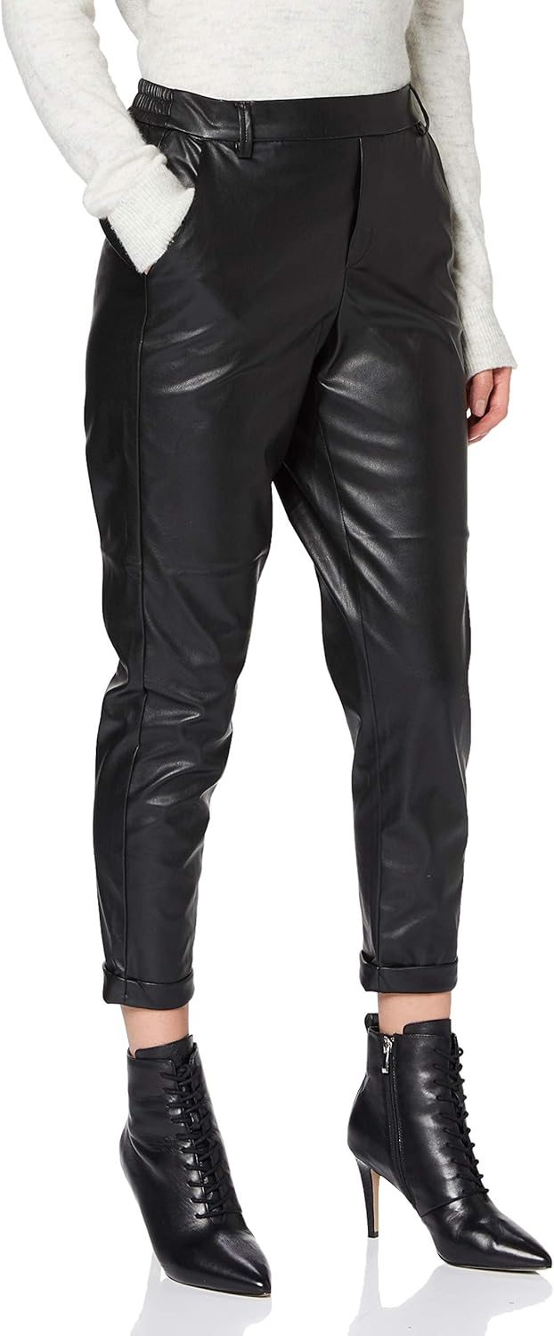 ONLY Damen ONLEMILY HW STR CRP ANK RAW MAE034 15219264 S Black Denim, S Black Denim
