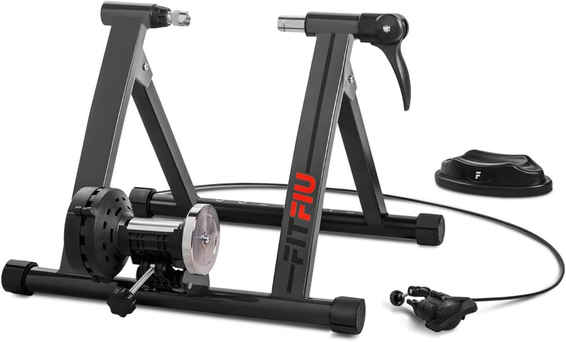 FITFIU Fitness ROB-20 - Klappbarer Fahrradtrainer mit 5 Widerstandsstufen, kompatibel mit 26" bis 29