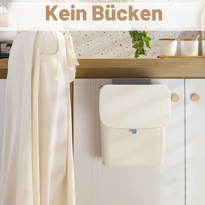 Komposteimer Küche,10L Biomülleimer,Camping Mülleimer,Hängender Mülleimer Küche mit Deckel für Badez