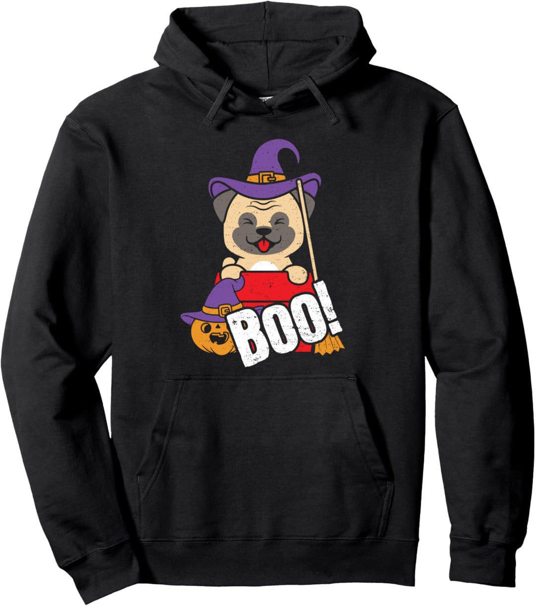 Halloween: Boo! - Hunde Sprüche Pullover Hoodie