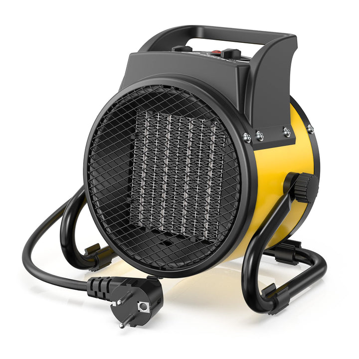 Heizlüfter 2000 Watt Keramik Heizstrahler Elektroheizer Bauheizer Bautrockner mit Thermostat Heizger
