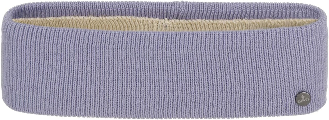 LIERYS Mono Stirnband Damen/Herren 8 cm breit - Made in Germany - dreilagiges Strickband gefüttert m