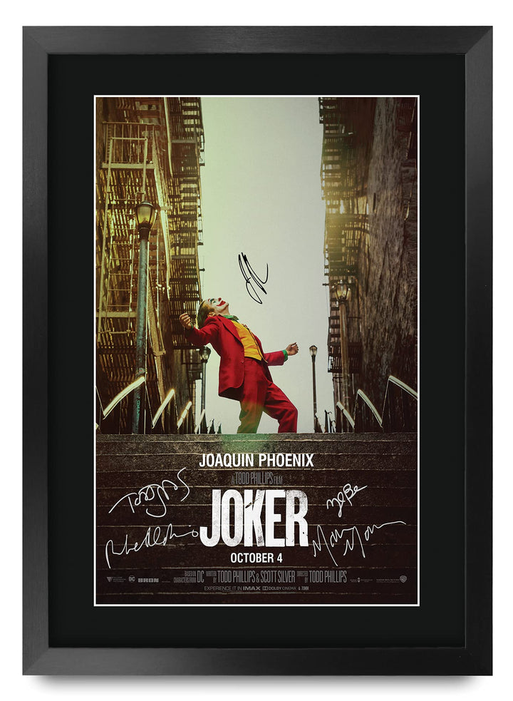 HWC Trading Joker The Cast Joaquin Phoenix Zazie Beetz Marc Maron Todd Phillips, gedrucktes Poster m
