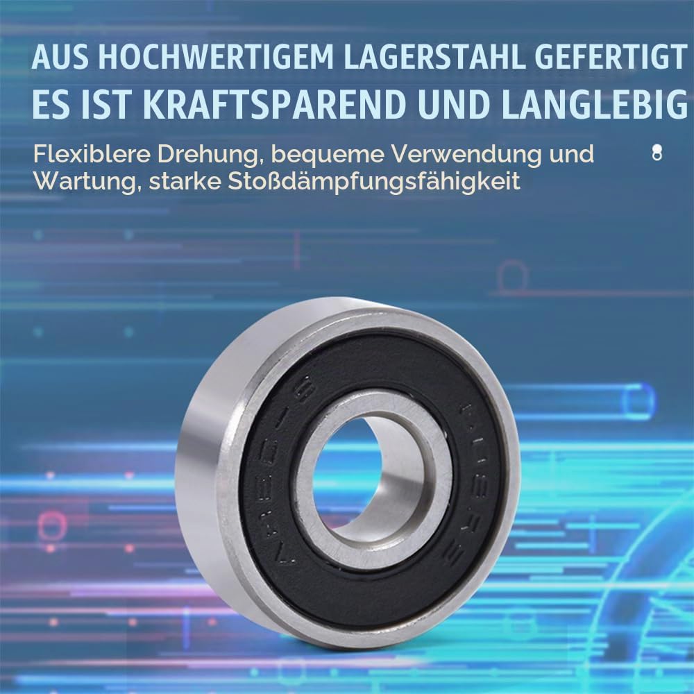 Stunt Scooter Rollen, 2 PCS Scooter Ersatzräder 88A mit ABEC-9 Lager Aluminium, Ersatzräder für Scoo