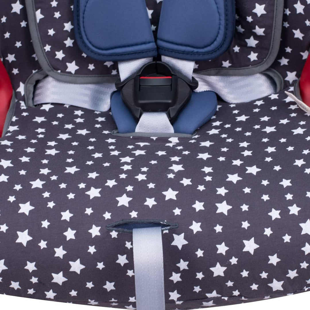JYOKO Kids Bezug für Autositz kompatibel mit Romer Advansafix, Evolva IV M, aus Baumwolle (Winter Sk