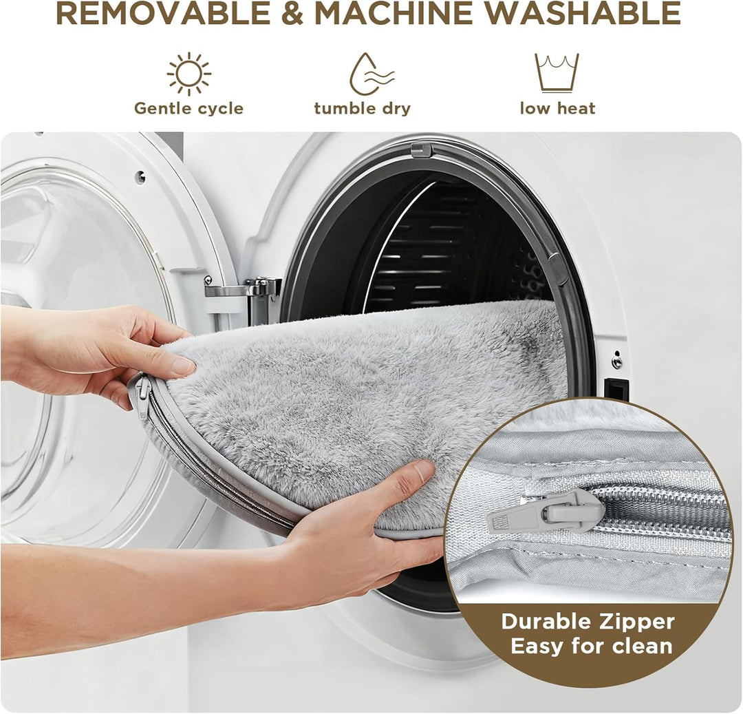 Katzenbett Schreibtisch, Katzen Hängematte mit 360° Drehung & höhenverstellbar, abnehmbares beidseit